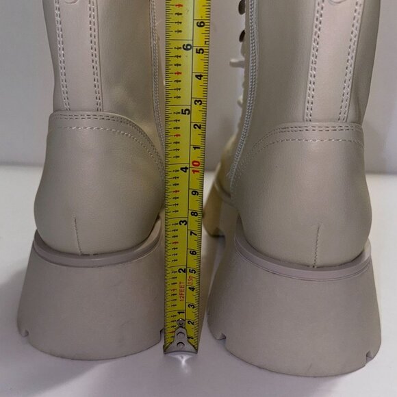 Womens Boots Size 9 Circus by Sam Edelman Larsa Ivory Mid-Calf Boots Chunky - Picture 8 of 13